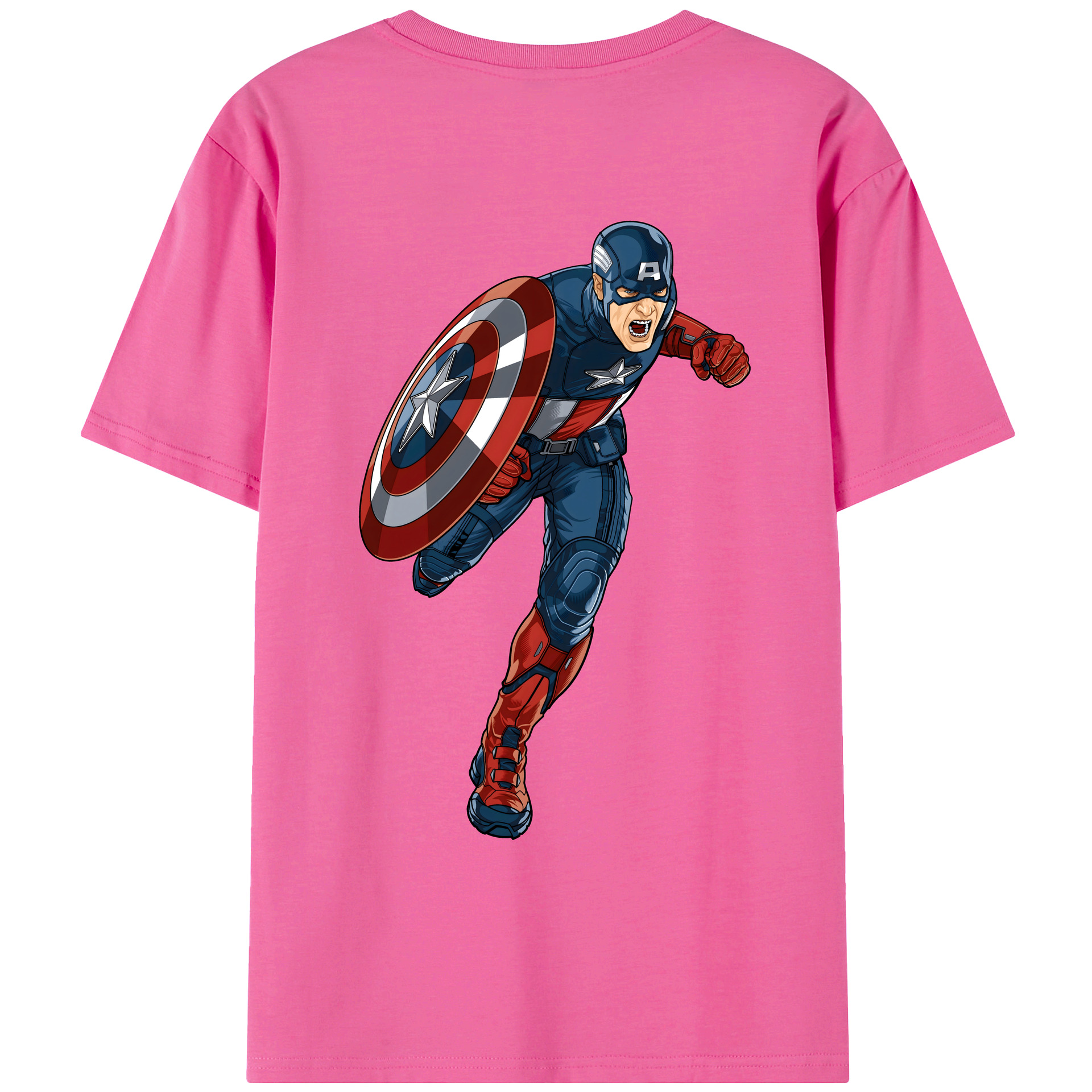 （画像用） アベンジャーズ The Avengers レディース半袖Tシャツ(バックプリント)